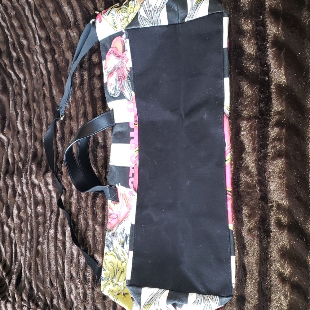 Victorias Secret Floral Wildflower Zippered Weekender Travel Tote - Picture 6 of 10